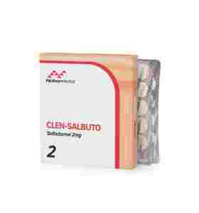 Clen-Salbuto 2 mg 50 Tabs Nakon Medical USA - SALNAK - Nakon Medical USA