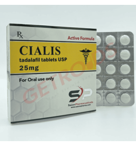 Cialis 25 mg 50 Tablets Saxon Pharma USA - CIASAX - Saxon Pharma USA