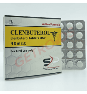 Clenbuterol 40 mcg 50 Tablets Saxon Pharma USA - CLESAX - Saxon Pharma USA