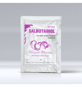 Salbutamol (Ventolin) 10 Mg 100 Tablets Dragon Pharma - DPSAL - Dragon Pharma