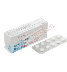 Zaditen (Ketotifen) 30 Tablets 1Mg Novartis - zad - Novartis