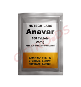 Anavar 25 mg 100 Tablets Hutech Labs USA -