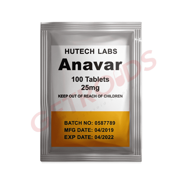 Anavar 25 mg 100 Tablets Hutech Labs USA -