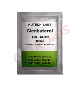 Clenbuterol 40 mcg 100 Tablets Hutech Labs USA - CLEHUT - Hutech Labs USA