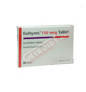 Euthyrox (T4) 50 Tablets 150 mcg Merck - EUT - MERCK SHARP & DOHME