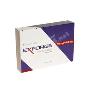 Exforge 10/160 mg 28 Tablets Novartis - EXFR - Novartis