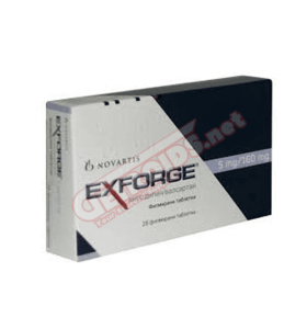 Exforge 5/160 mg 28 Tablets Novartis - ETN - Novartis