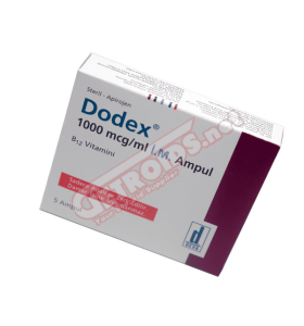 Dodex Vitamin B12 1000mcg/ml 5 Amp Deva - PG-DOD - DEVA