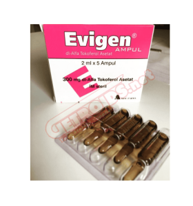 Evigen ( Vitamin E ) 300 Mg 5 amps / 2 ml Aksu - PG-EV - Bayer