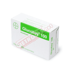 Glucobay 100 mg 90 Tablets Bayer - GLUCOB100 - Bayer