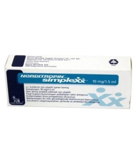 Norditropin 10 mg (30 iu) Simplex Novo Nordisk - NOR - Novo Nordisk