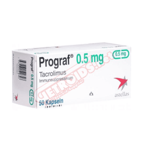 Prograf 0.5mg 50 Tabs Astellas Pharma - PG-AST - Astellas Pharma