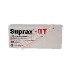 Suprax 400 mg 10 Tablets Eczacıbaşı - SEUP-EZ - Eczacıbaşı