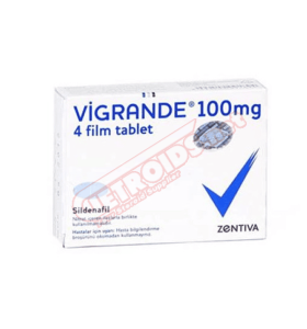 Vigrande 100mg 4 Tablets Zentiva - VIZEN - Zentiva