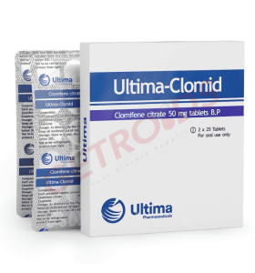 Ultima-Clomid 50 mg 50 Tablets Ultima Pharma USA - CLUP - Ultima Pharma USA