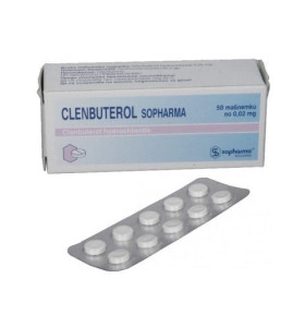 Clenbuterol 20 mcg 50 Tablets SoPharma 