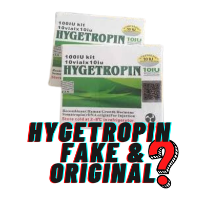 Fake and original hygetropin